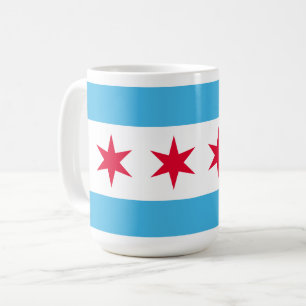 Flagge von Chicago Kaffeetasse