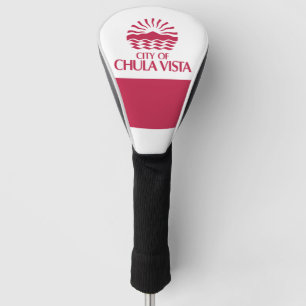 Flagge von Chula Vista, Kalifornien Golf Headcover