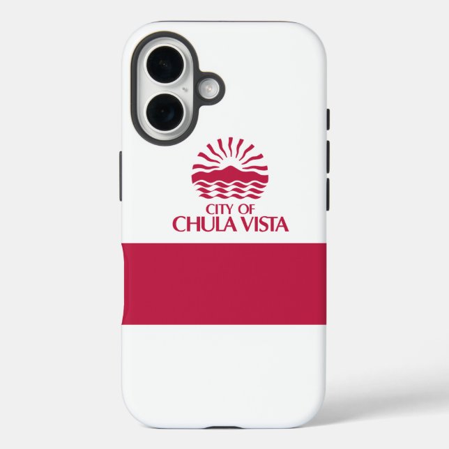 Flagge von Chula Vista, Kalifornien iPhone 16 Hülle (Rückseite)