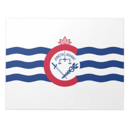 Flagge von Cincinnati (Ohio) Notizblock