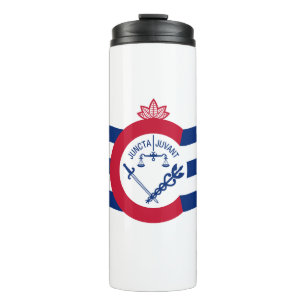 Flagge von Cincinnati, Ohio Thermal Tumbler Thermosbecher