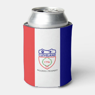 Flagge von Cleveland, Ohio Can Cooler Dosenkühler