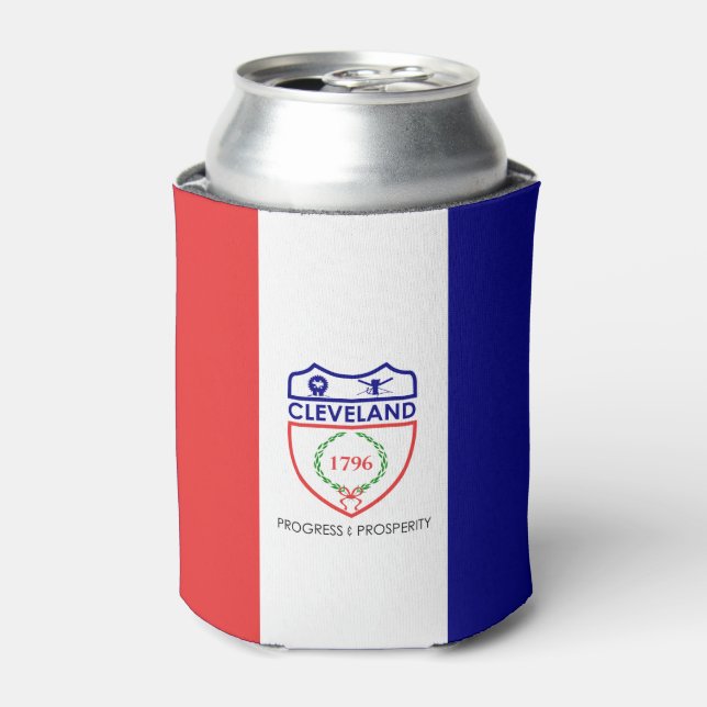 Flagge von Cleveland, Ohio Can Cooler Dosenkühler (Kanne Vorderseite)