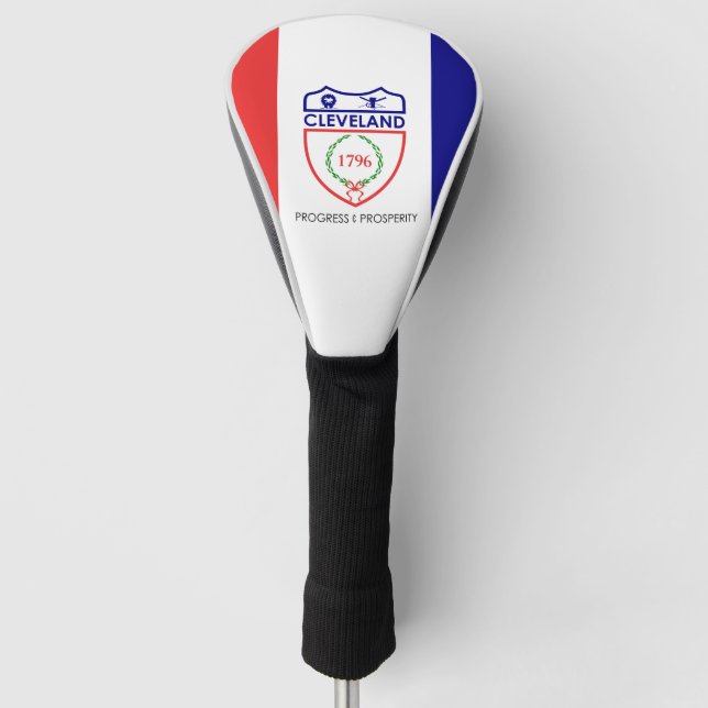 Flagge von Cleveland, Ohio Golf Head Cover Headcover (Vorderseite)