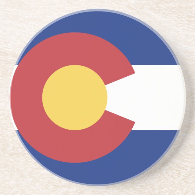 Flagge von Colorado Untersetzer (Vorne)