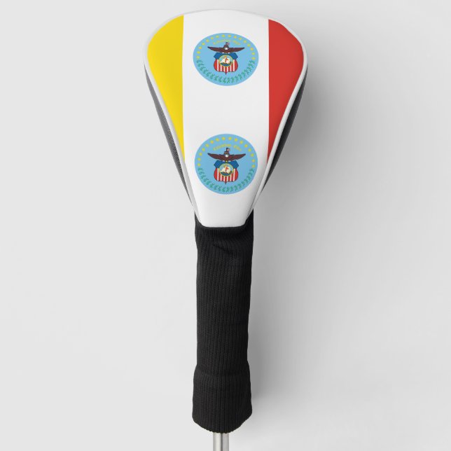 Flagge von Columbus, Ohio Golf Head Cover Headcover (Vorderseite)