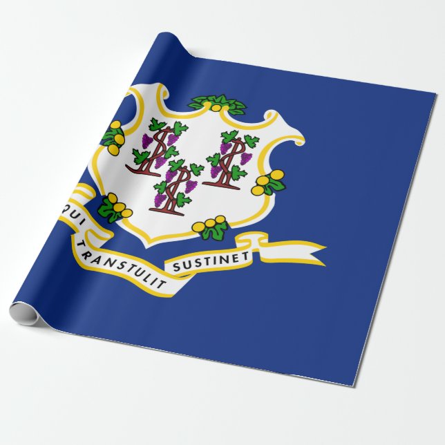 Flagge von Connecticut (US-Staat) Geschenkpapier (Ungerollt)