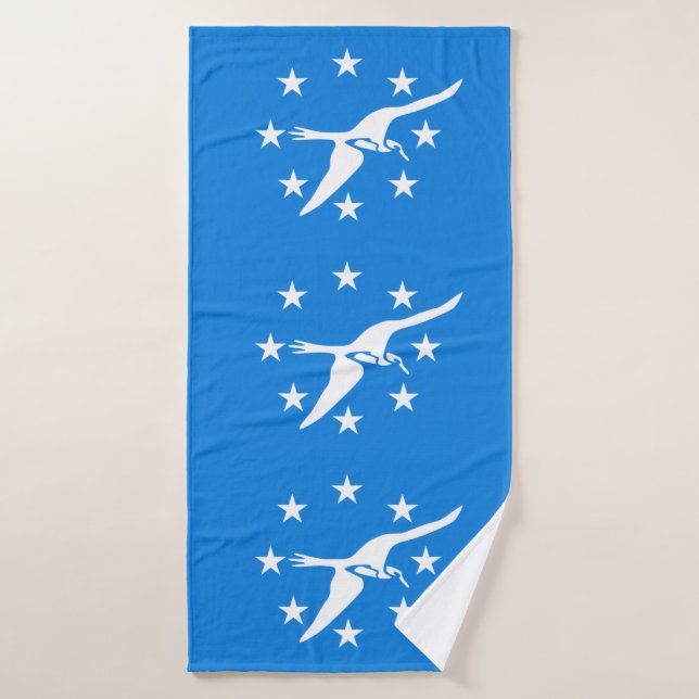 Flagge von Corpus Christi, Texas Badehandtuch (Badehandtuch)