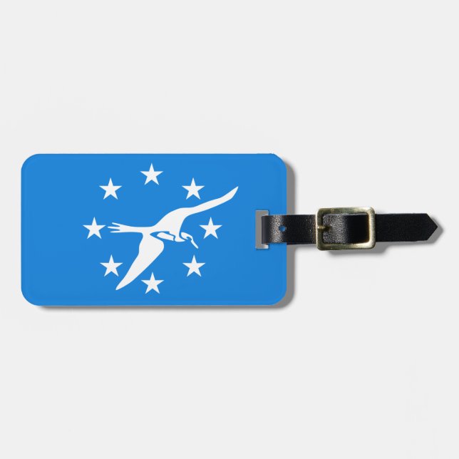 Flagge von Corpus Christi, Texas Gepäckanhänger (Vorderseite horizontal)