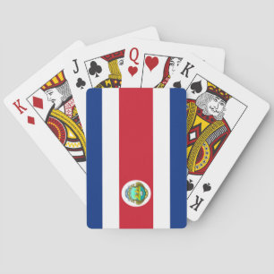 Flagge von Costa Rica Spielkarten