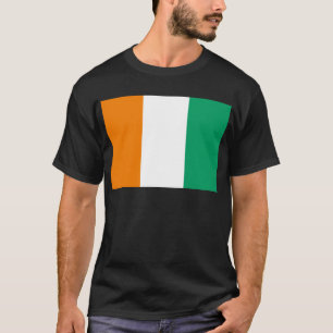 Flagge von Côte d'Ivoire - Drapeau de la Côte d'Iv T-Shirt