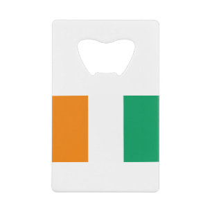 Flagge von Côte d'Ivoire Geldbeutel Flaschenöffner