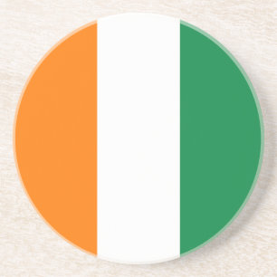 Flagge von Côte d'Ivoire Getränkeuntersetzer