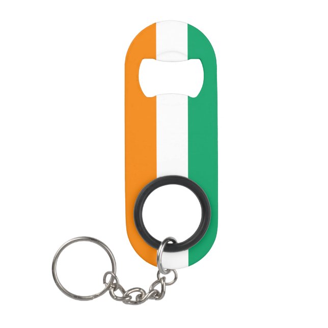 Flagge von Côte d'Ivoire Mini Flaschenöffner (Vorderseite)