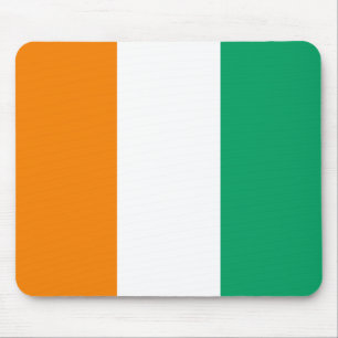 Flagge von Côte d'Ivoire Mousepad