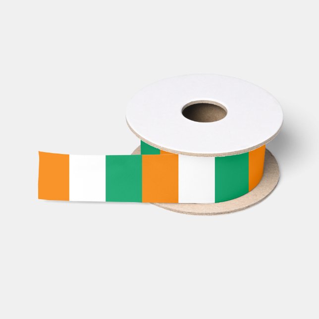 Flagge von Côte d'Ivoire Satinband (Spule)
