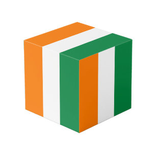 Flagge von Côte d'Ivoire Würfel