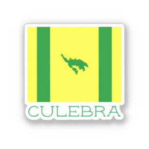 Flagge von Culebra, Puerto Rico Aufkleber