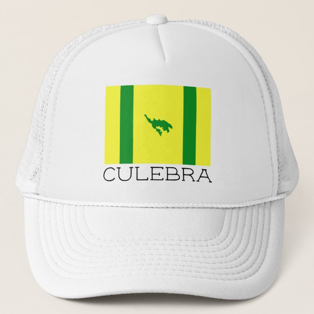 Flagge von Culebra, Puerto Rico Truckerkappe (Vorderseite)