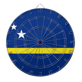 Flagge von Curaçao Dartscheibe