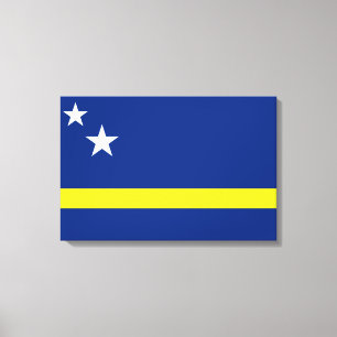 Flagge von Curaçao Leinwanddruck