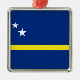 Flagge von Curaçao Ornament Aus Metall
