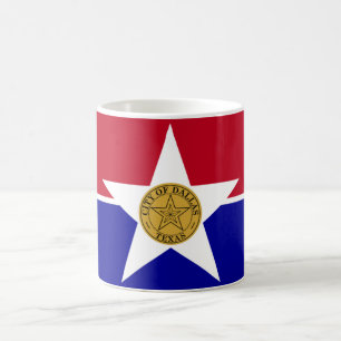 Flagge von Dallas (Texas) Kaffeetasse