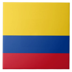 Flagge von De Kolumbien Kolumbien-Bandera Fliese