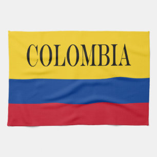 Flagge von De Kolumbien Kolumbien-Bandera Geschirrtuch