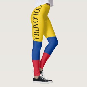 Flagge von De Kolumbien Kolumbien-Bandera Leggings