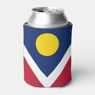 Flagge von Denver, Colorado Dosenkühler