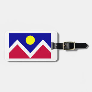 Flagge von Denver Colorado Gepäckanhänger