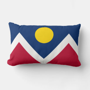Flagge von Denver, Colorado Lendenkissen