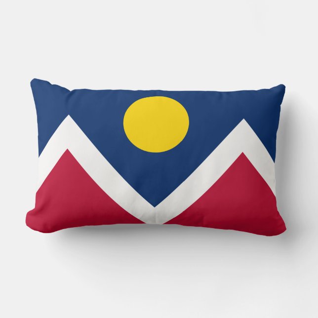 Flagge von Denver, Colorado Lendenkissen (Vorderseite)