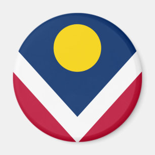 Flagge von Denver, Colorado Magnet