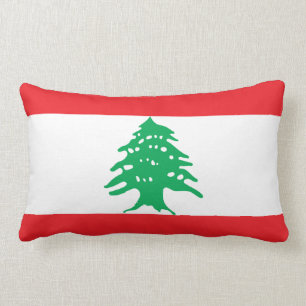 Flagge von der Libanon-Kissen Lendenkissen