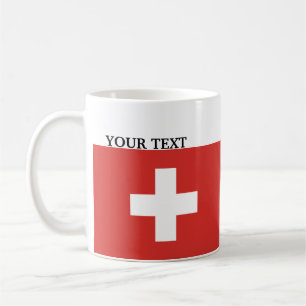 Flagge von der Schweiz Kaffeetasse