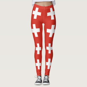 Flagge von der Schweiz Leggings
