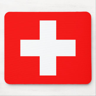 Flagge von der Schweiz Mousepad