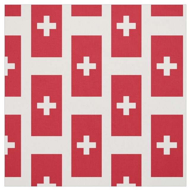 Flagge von der Schweiz Stoff (Muster)
