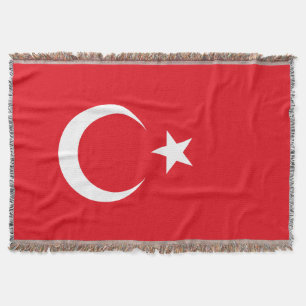 Flagge von der Türkei Decke