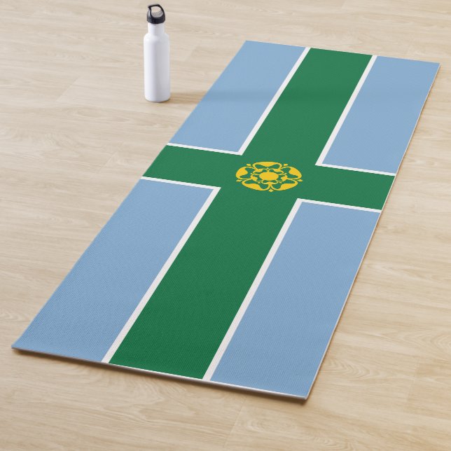 Flagge von Derbyshire (englischer Landkreis) Yogamatte (Beispiel)