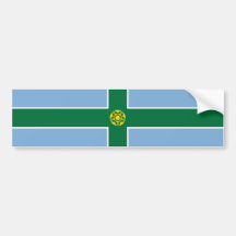 Flagge von Derbyshire (Landkreis von England, UK)