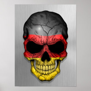 Flagge von Deutschland auf einer Poster