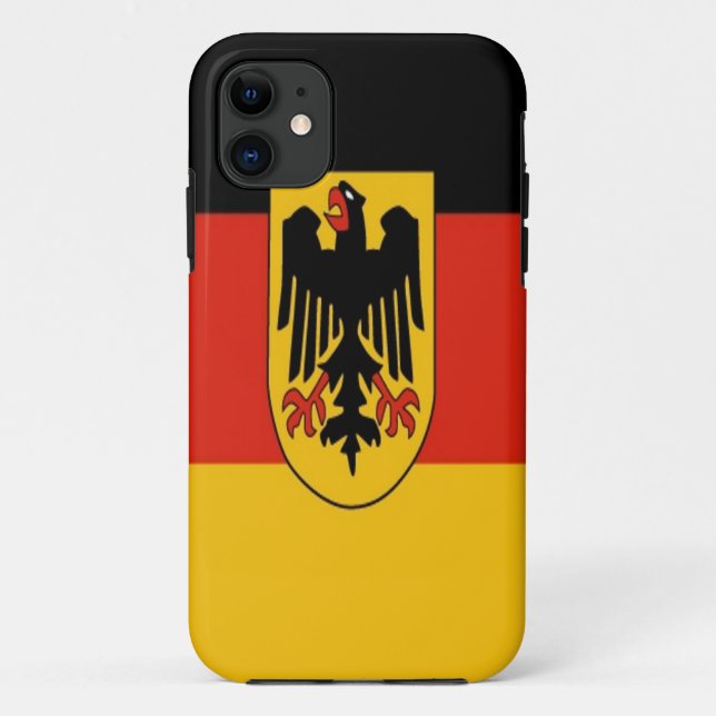 Flagge von Deutschland Case-Mate iPhone Hülle (Rückseite)