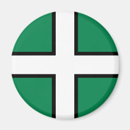 Flagge von Devon (Landkreis des Vereinigten Königr Magnet