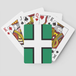 Flagge von Devon (Landkreis des Vereinigten Königr Spielkarten
