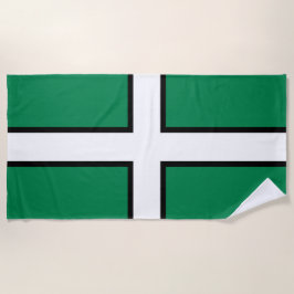 Flagge von Devon (Landkreis des Vereinigten Königr Strandtuch