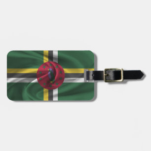 Flagge von Dominica Gepäckanhänger
