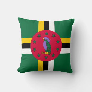 Flagge von Dominica Kissen